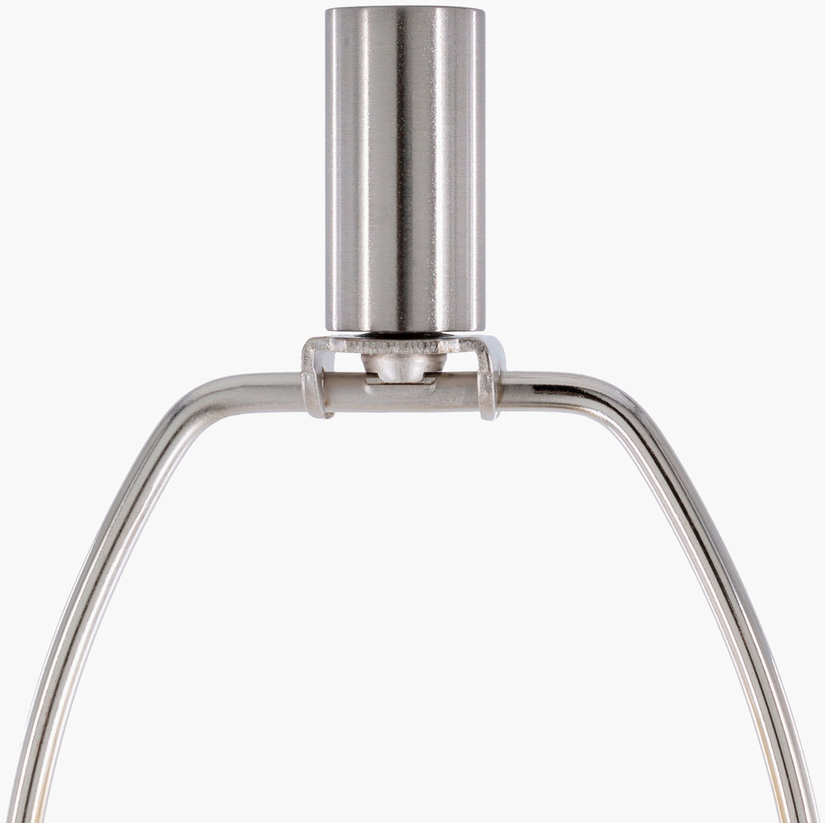 Becker 63" Iron Floor Lamp, Polished Metallic Silver