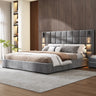California King Size Upholstered Bed Frame Light Fixture