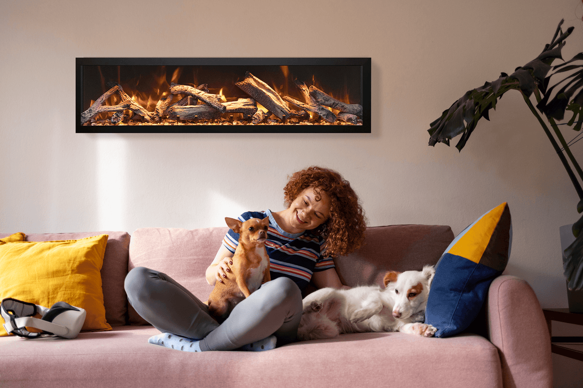 Amantii Panorama Deep 72" Electric Fireplace
