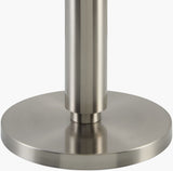 Bilyana 63" Iron Floor Lamp, Metallic Metallic Silver