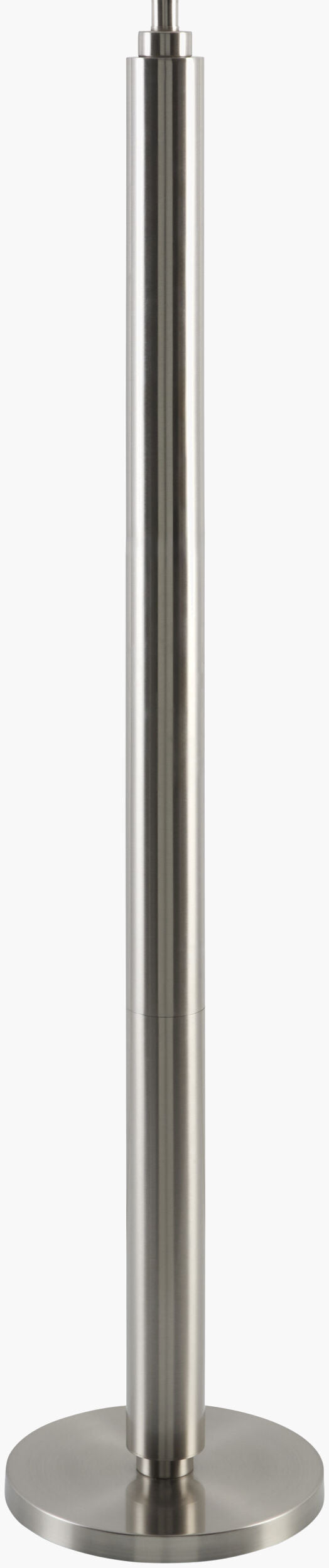 Bilyana 63" Iron Floor Lamp, Metallic Metallic Silver
