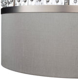 Bijou Steel Pendant Light, Antiqued Metallic Nickel