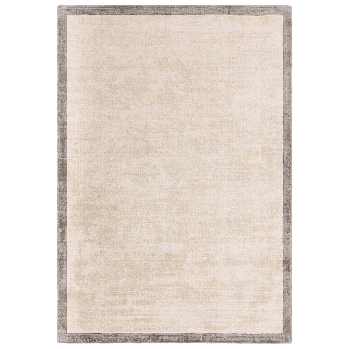 Blade Border Rug - Putty/Silver 07