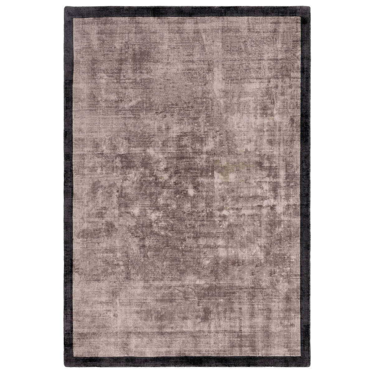 Blade Border Rug - Charcoal Moleskin 09