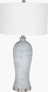 Blaine 31" Concrete Table Lamp, Hand Finished Light Gray