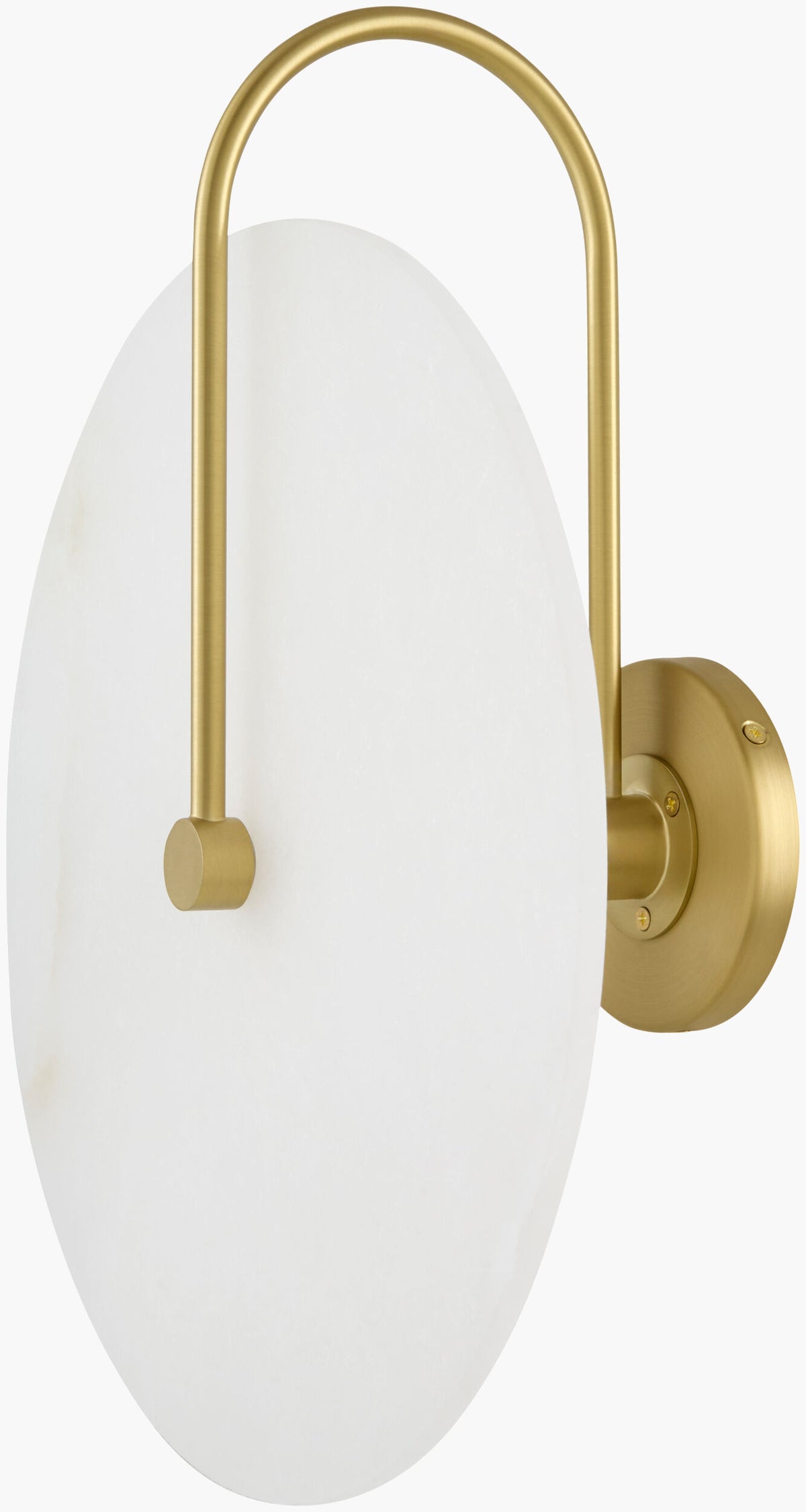 Bellaria 16" Iron Wall Sconce, Electroplated Metallic Brass