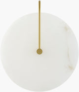 Bellaria 16" Iron Wall Sconce, Electroplated Metallic Brass