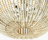 Belem Iron Pendant Light, Hand Painted Cream
