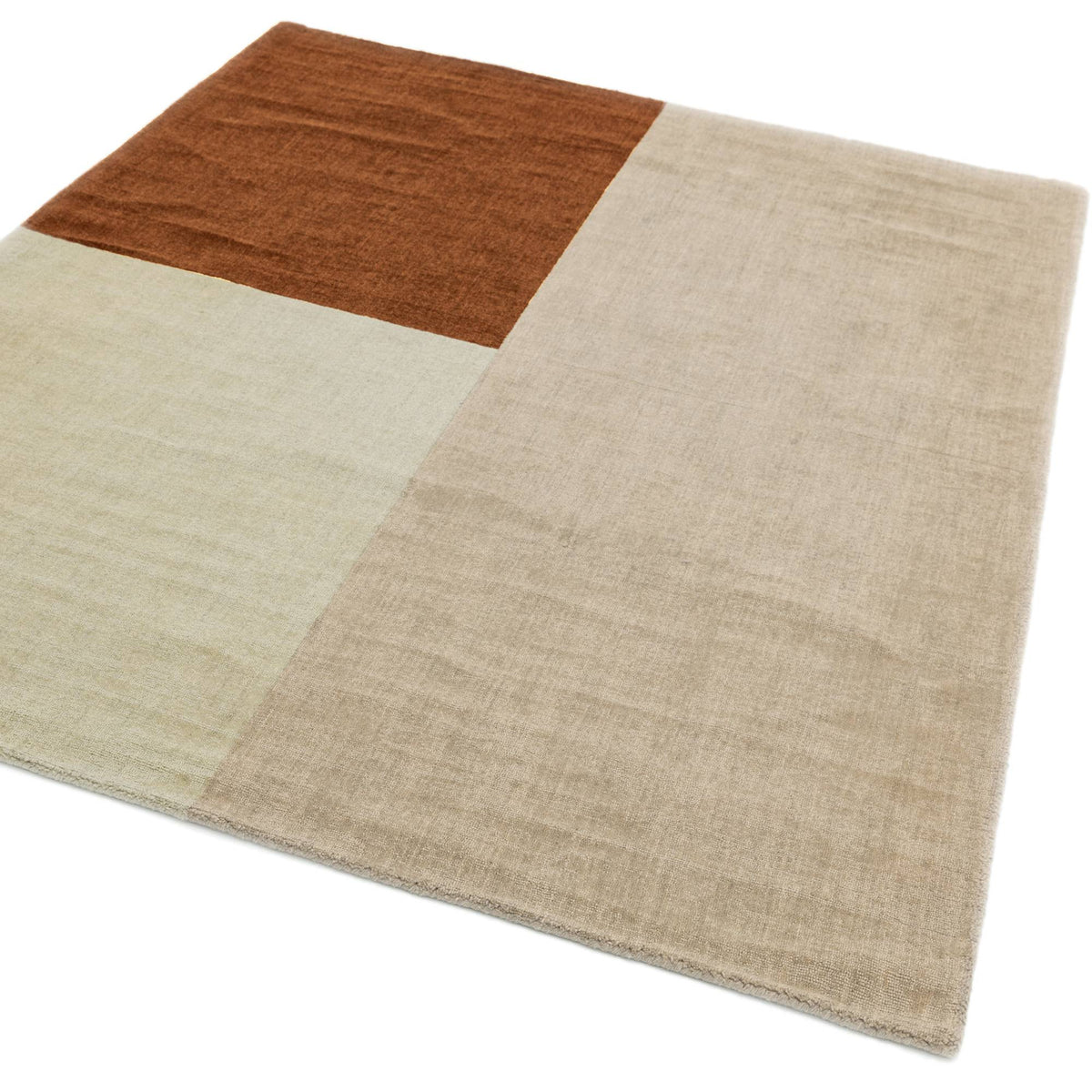 Blox Rug styled in a living room