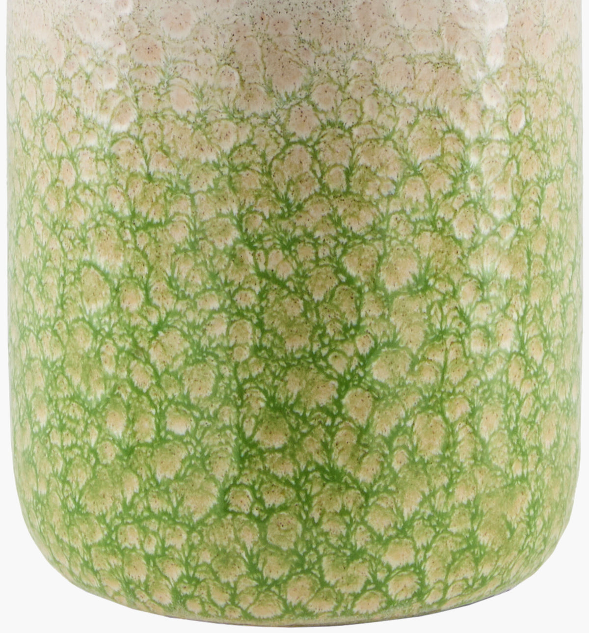 Benin 23" Ceramic Table Lamp, Glazed Green