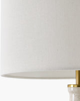 Benin 23" Ceramic Table Lamp, Glazed Green