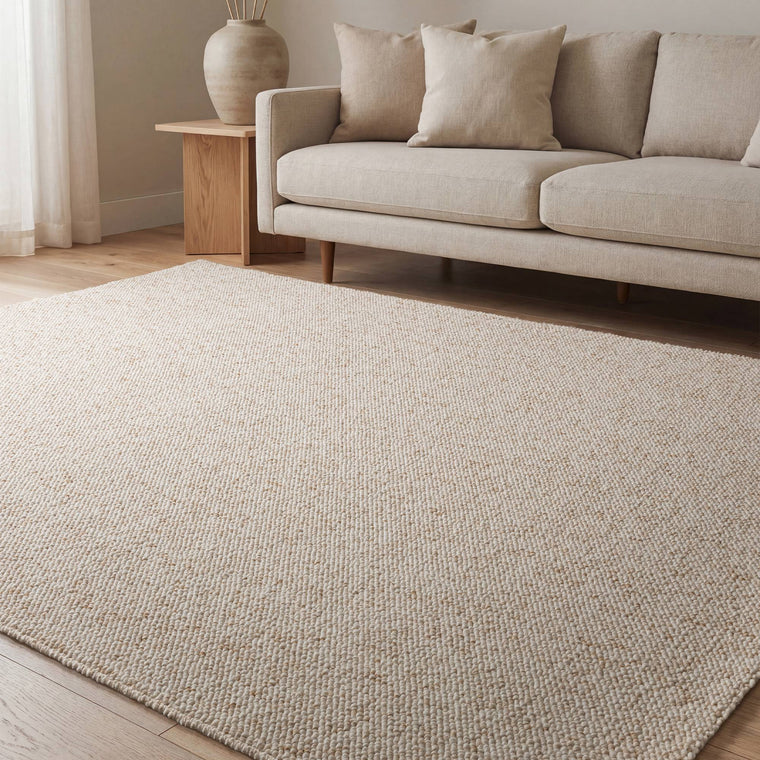 A dense tufted pile — Washable Polyester Living Room Rug — Boden