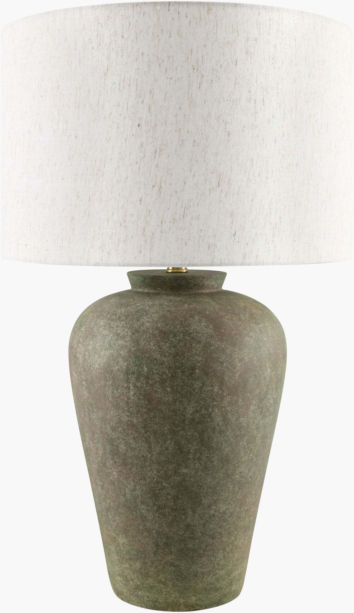 Encina 32" Cement Table Lamp, Painted Gray
