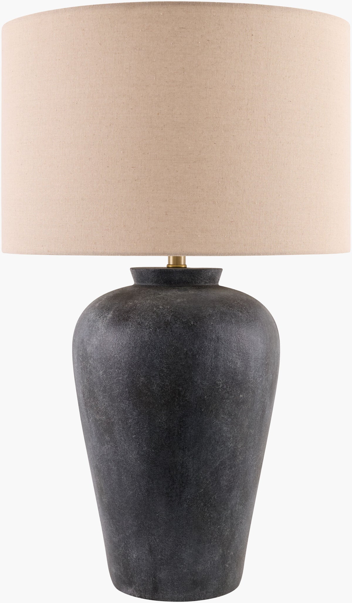 Encina 32" Cement Table Lamp, Painted Blue