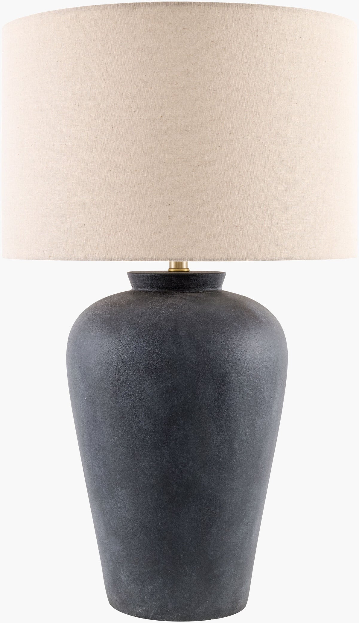 Encina 32" Cement Table Lamp, Painted Dark Blue