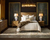 Fraser Iron Chandelier, Painted Gold