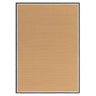 Jute Living Room Rug — Flatweave, Bordo