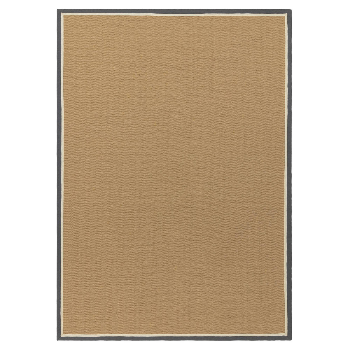 Bordo Rug - Herringbone Slate Cream