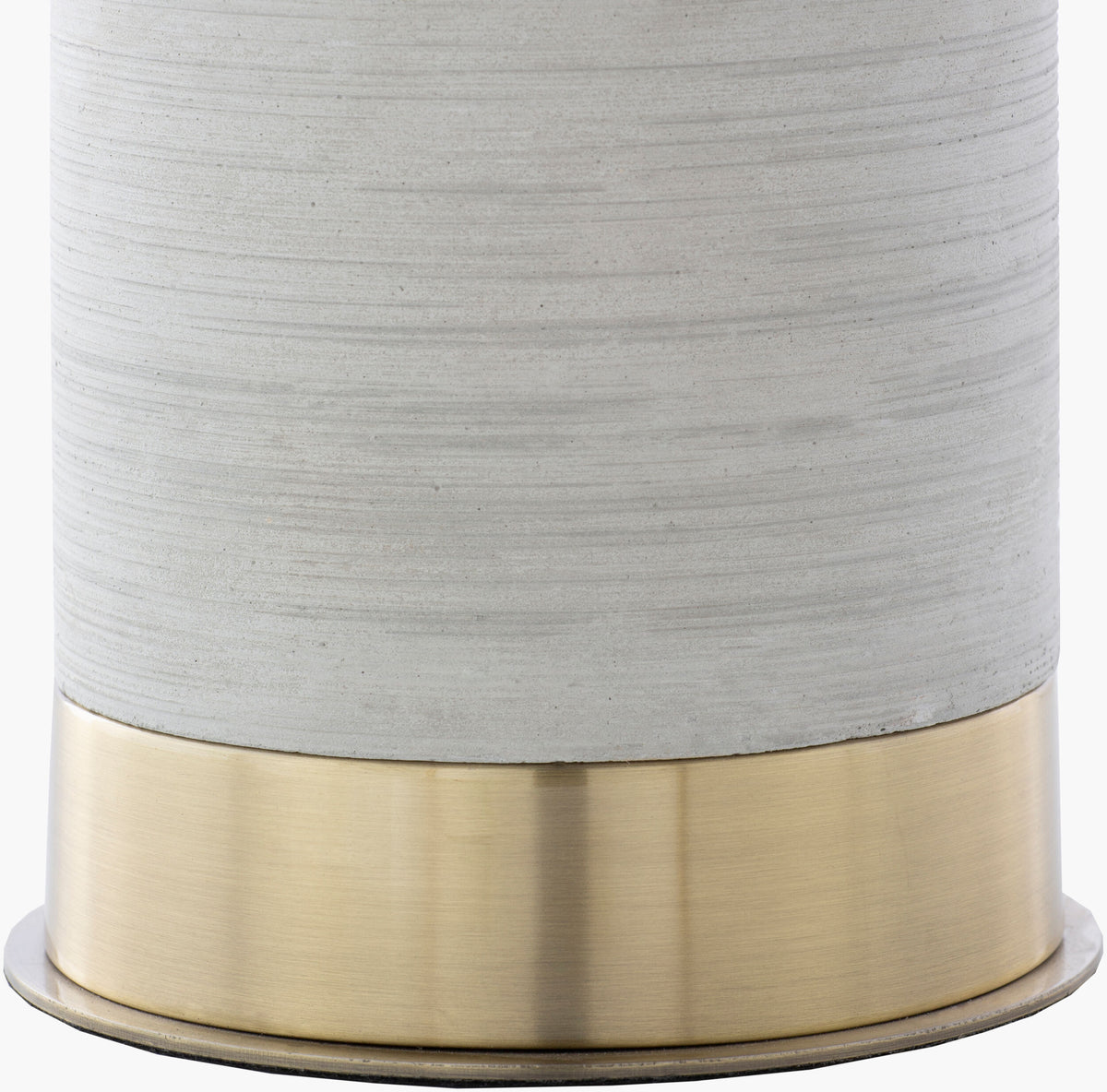 Brae 27" Concrete Table Lamp, Painted Light Gray