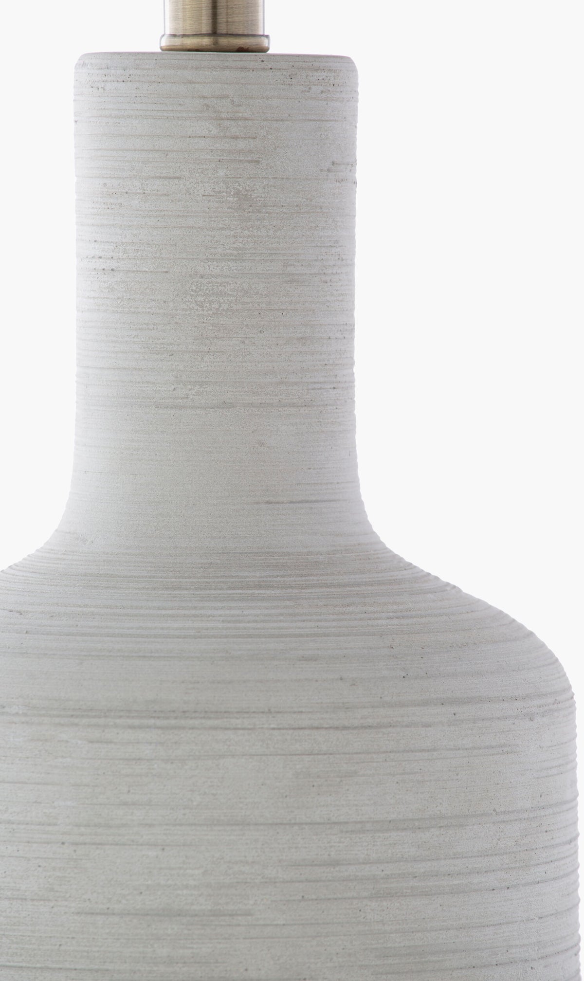 Brae 27" Concrete Table Lamp, Painted Light Gray