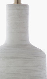 Brae 27" Concrete Table Lamp, Painted Light Gray