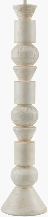 Berekua 62" Resin Floor Lamp, Painted White