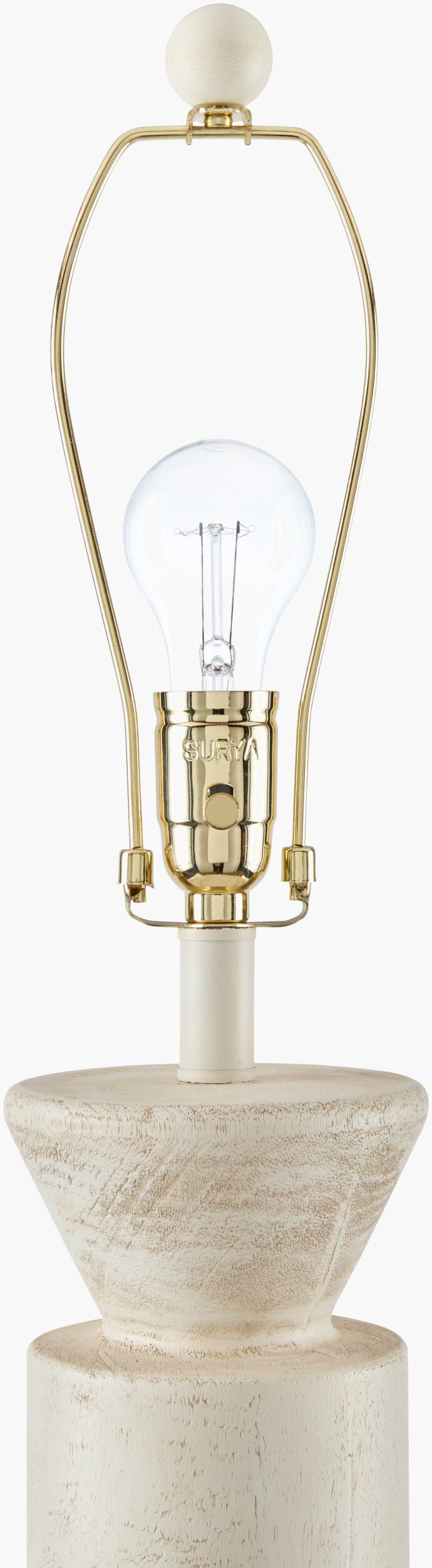 Berekua 62" Resin Floor Lamp, Painted White