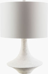 Bryant 23" Resin Table Lamp, Plaster White