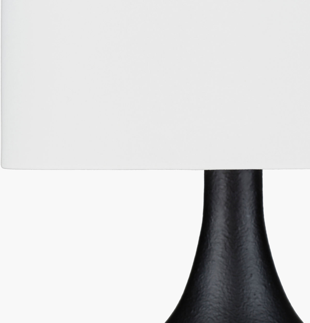 Bryant 23" Resin Table Lamp, Plaster Black