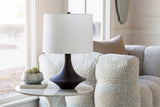 Bryant 23" Resin Table Lamp, Plaster Black