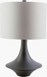 Bryant 23" Resin Table Lamp, Plaster Black