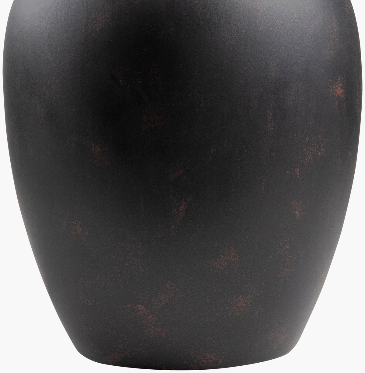 Bastille 25" Ceramic Table Lamp, Glazed Black