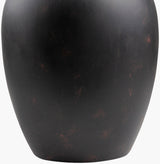 Bastille 25" Ceramic Table Lamp, Glazed Black