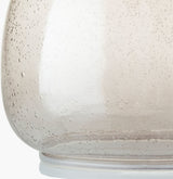 Bentley 25" Glass Table Lamp, Translucent Gray