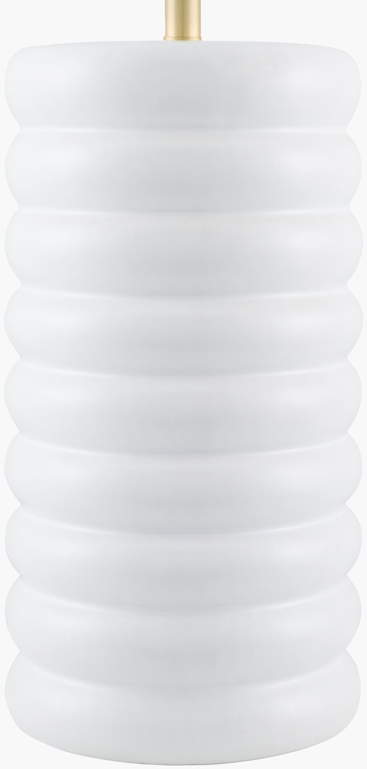 Brienza 31" Ceramic Table Lamp, Glazed White