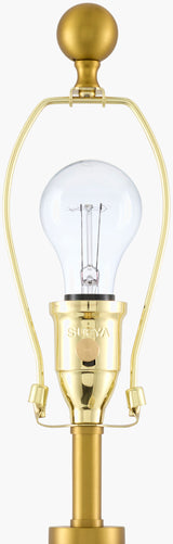 Balzano 31" Marble Table Lamp, Natural Beige