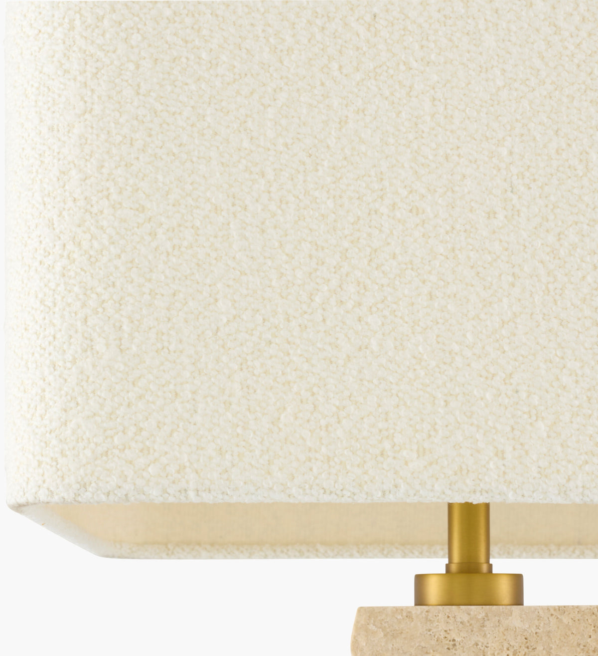 Balzano 31" Marble Table Lamp, Natural Beige