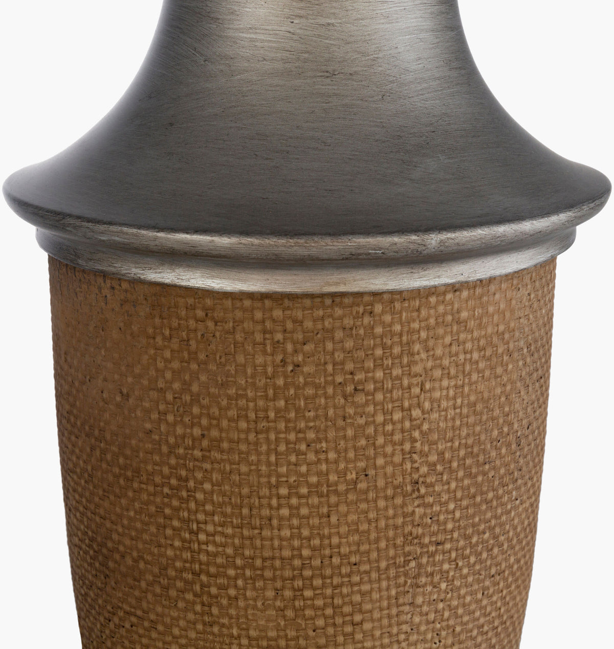 Bizzy 32" Resin Table Lamp, Painted Brown