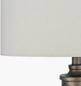 Bizzy 32" Resin Table Lamp, Painted Brown