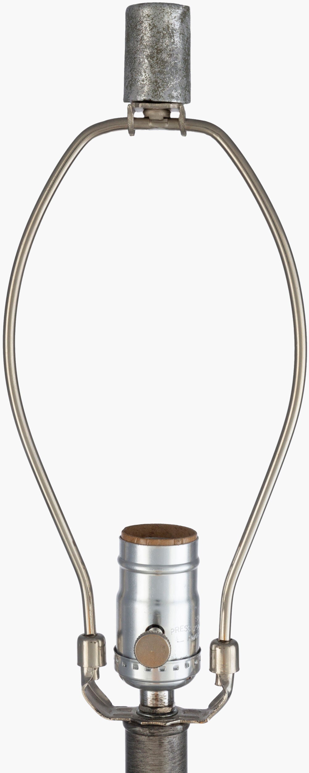 Bizzy 32" Resin Table Lamp, Painted Brown