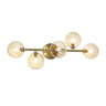 Gold Bathroom Vanity Light Fixtures: Modern Bath 5 Lights