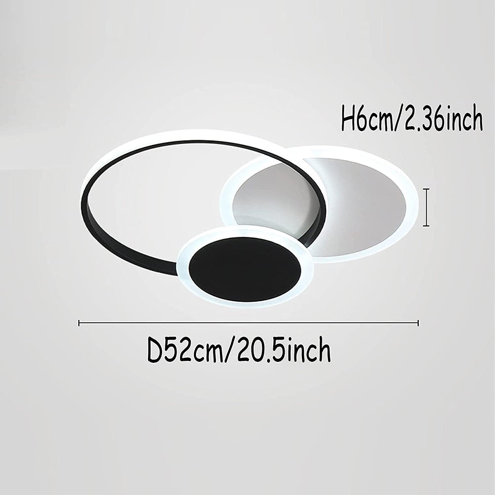 Elegant Acrylic LED Ceiling Lamp for Bedroom