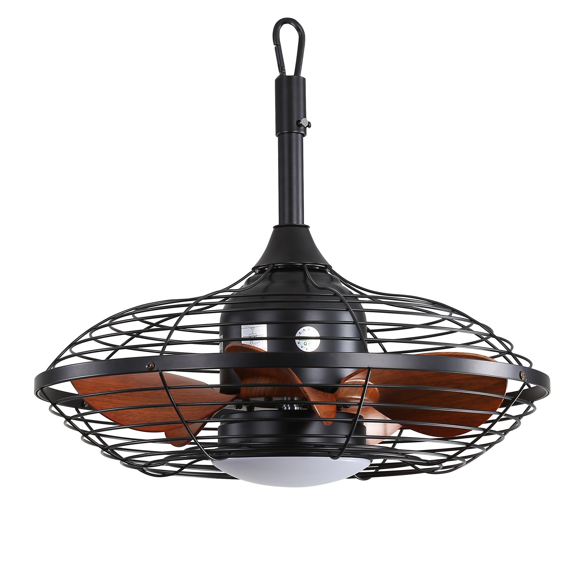 20 Inch Downrod Mount Ceiling Fan LED 18W 3CCT 5 ABS
