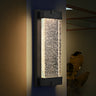 19"(H) Black Aluminum Finish Outdoor Wall Light Fixture