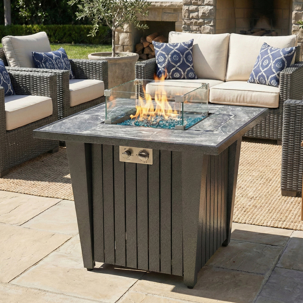 32" Propane Gas Fire Pit Table