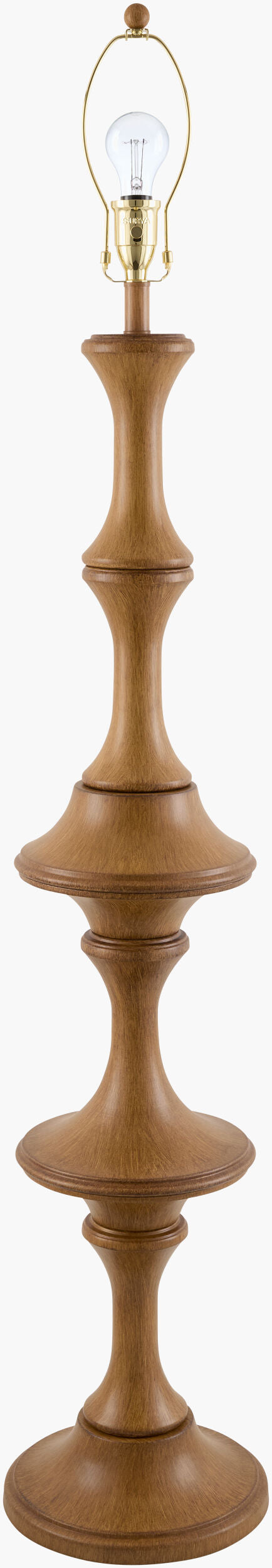 Cedoro 62" Steel Floor Lamp, Painted Brown