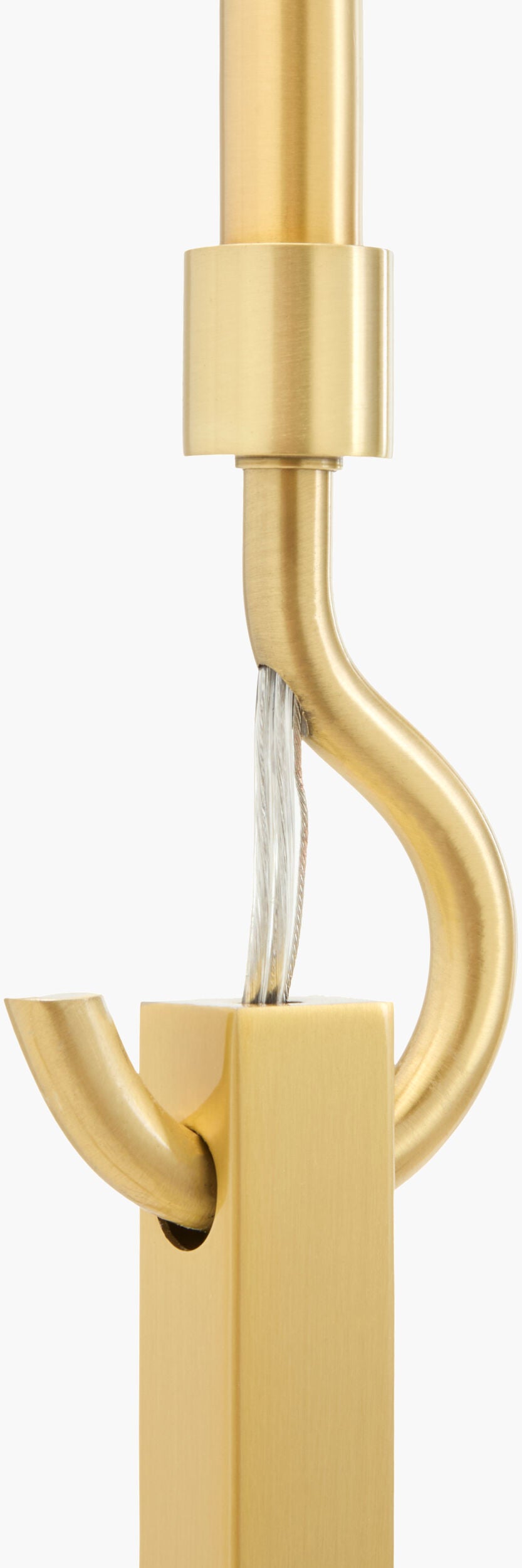 Cadris Iron Chandelier, Metallic Metallic Brass (CDRS-003)