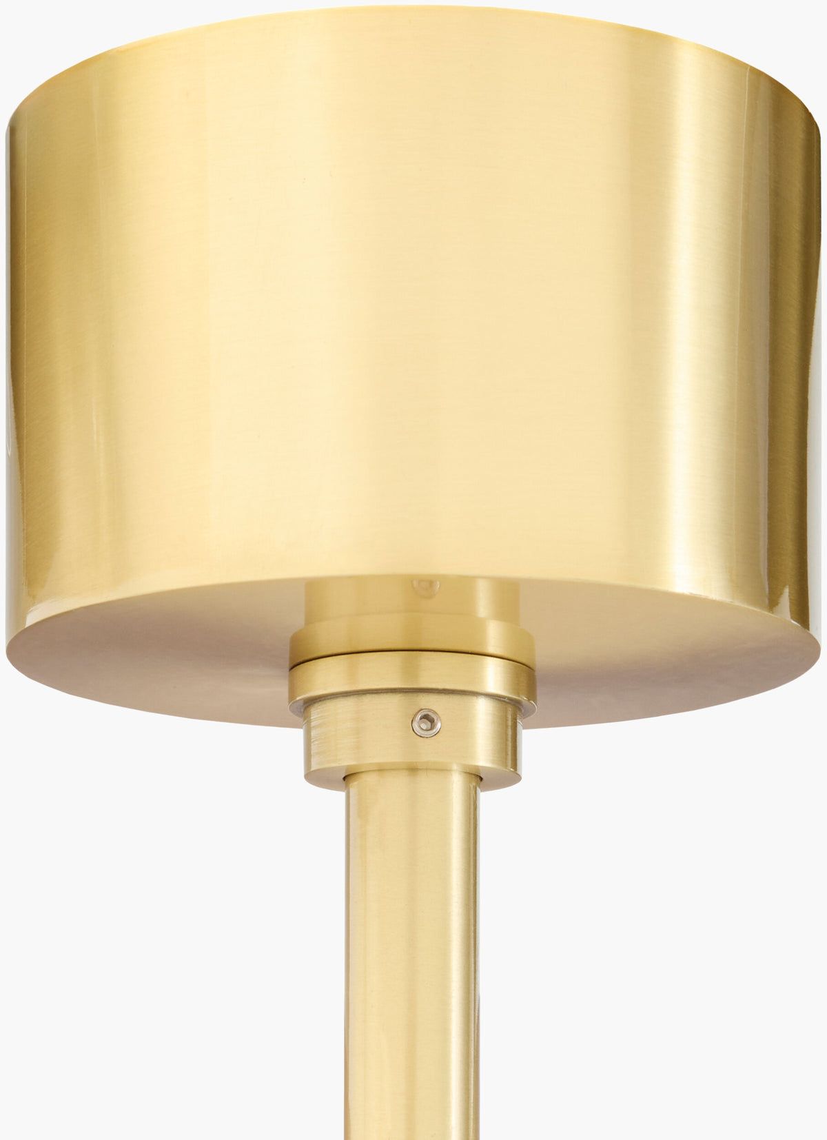Cadris Iron Chandelier, Metallic Metallic Brass (CDRS-003)