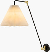 Cella 27" Iron Wall Sconce, Painted Black, Bleached White