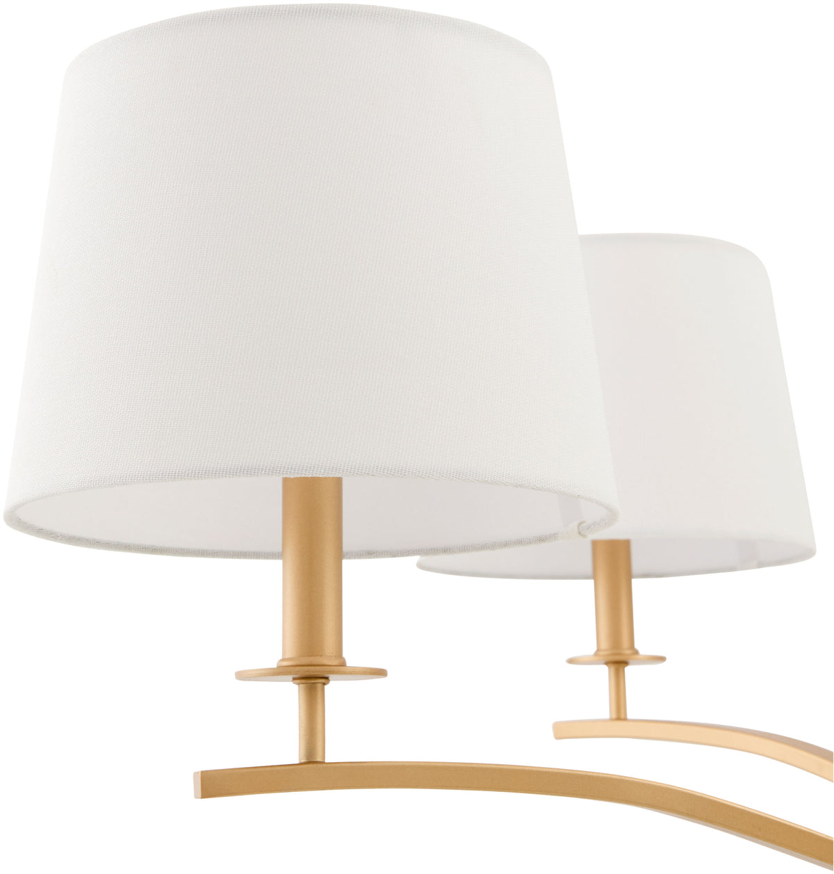 Cefalino Iron Chandelier, Painted Gold